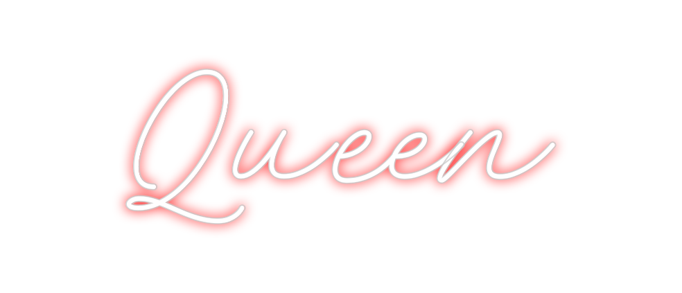 Neon personalizado: Queen