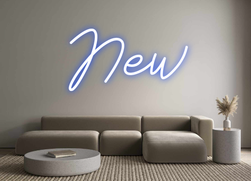 Neon personalizado: New