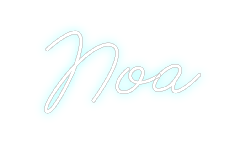 Neon personalizado: Noa