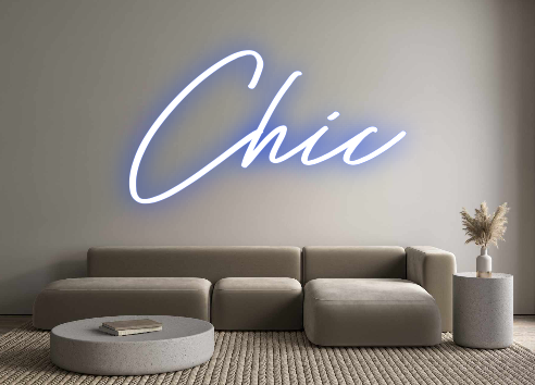 Neon personalizado: Chic