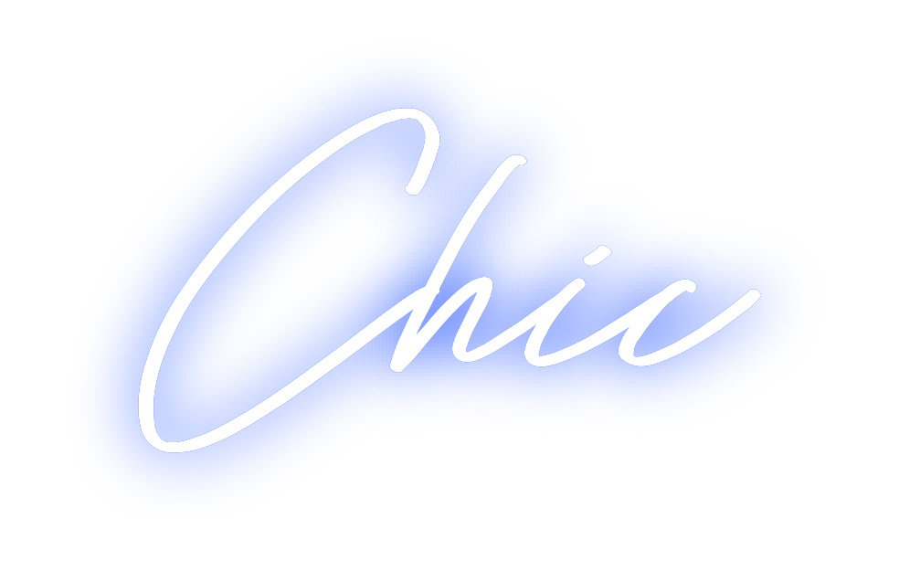Neon personalizado: Chic
