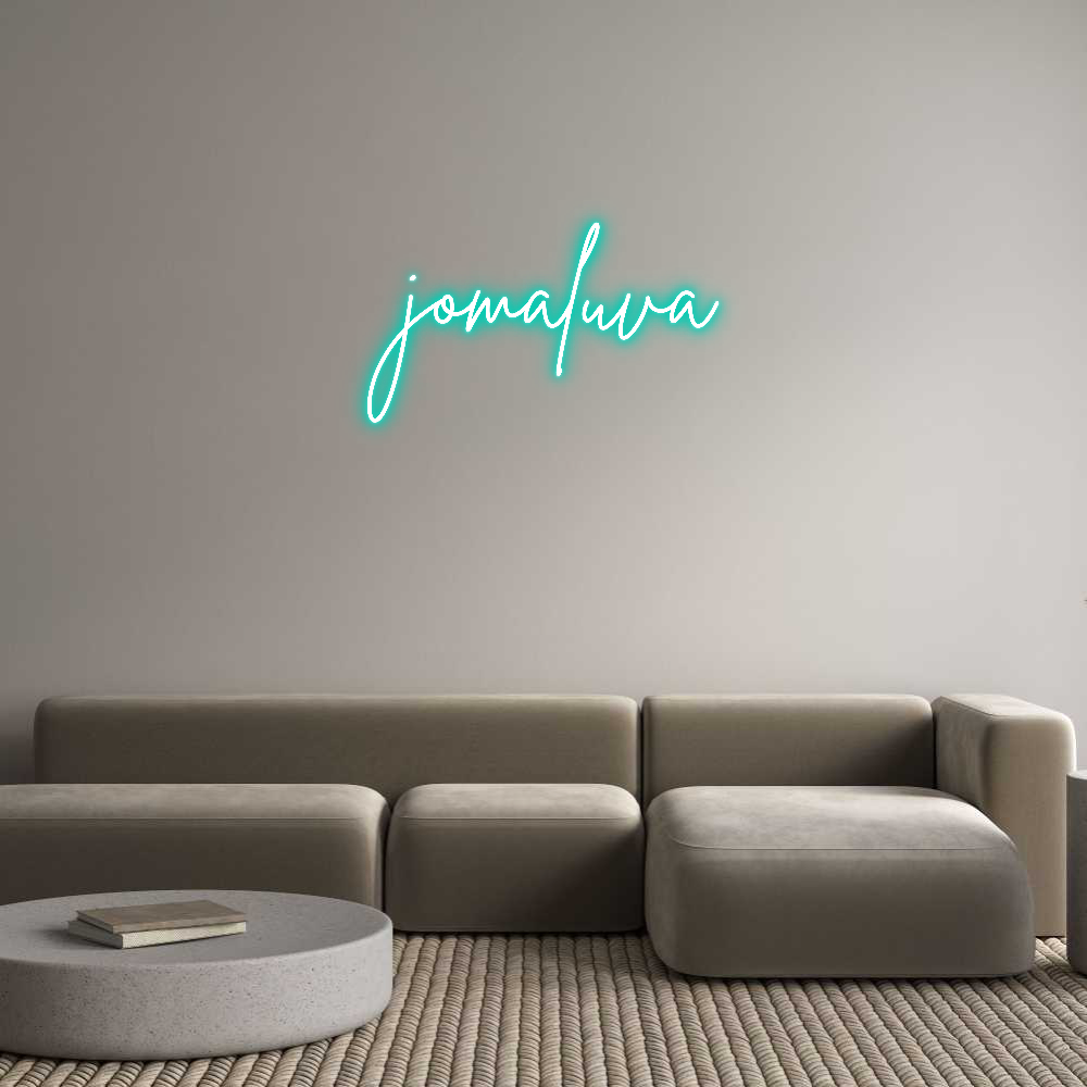 Neon personalizado: jomaluva