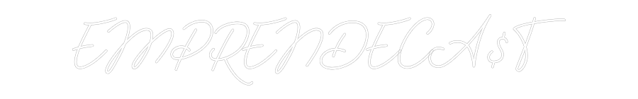 Neon personalizado: EMPRENDECA$T
