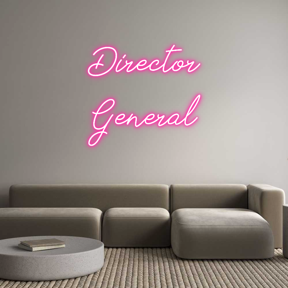 Neon personalizado: Director 
Ge...