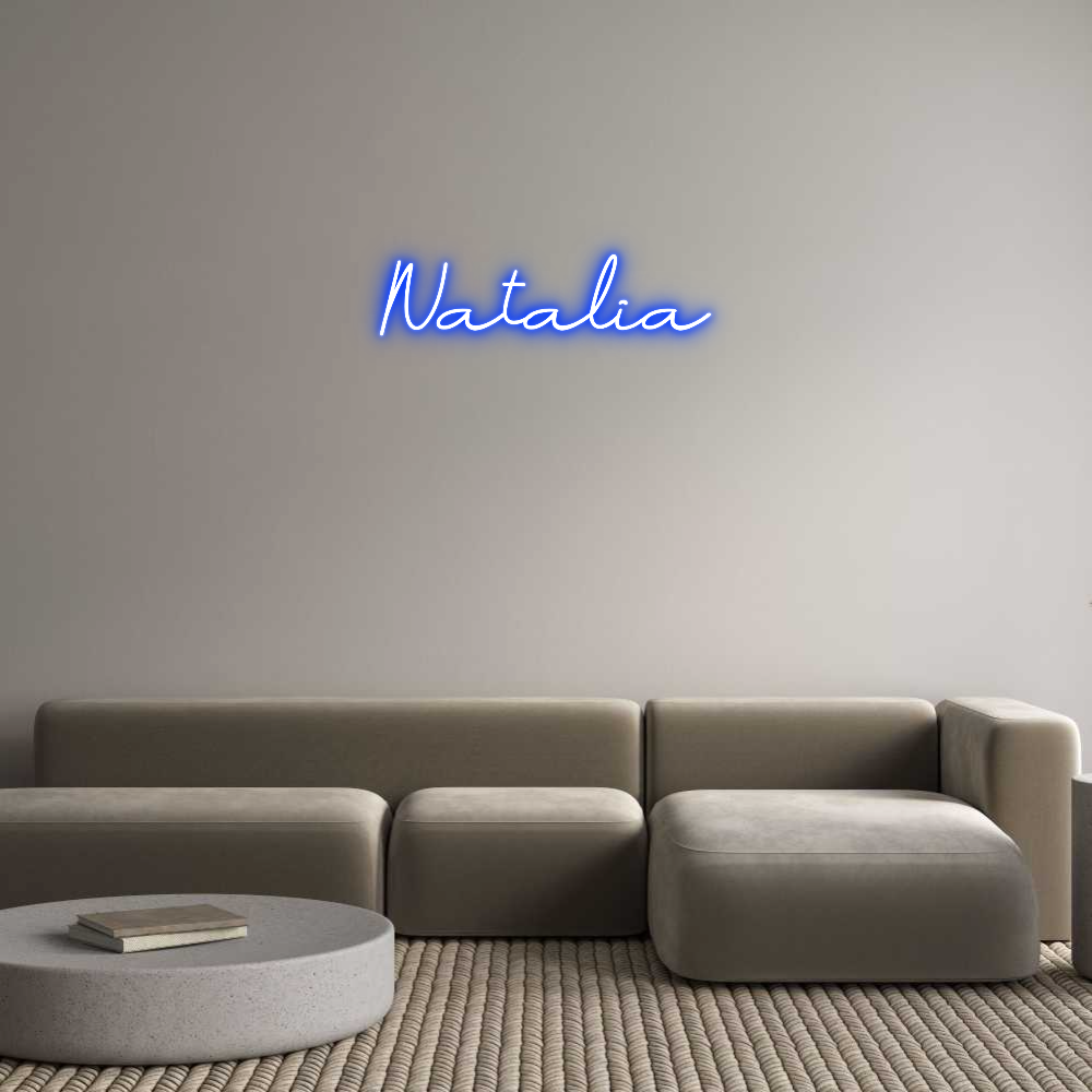 Neon personalizado: Natalia