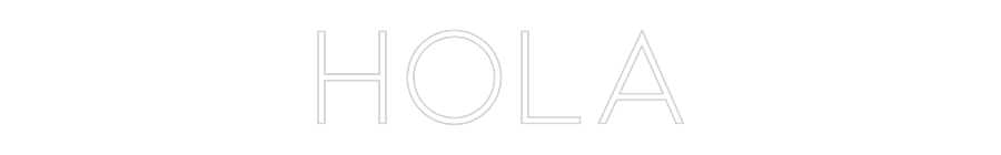 Neon personalizado: Hola