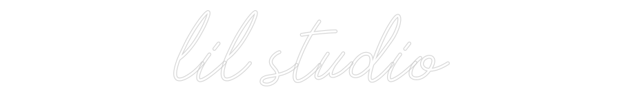 Neon personalizado: lil studio