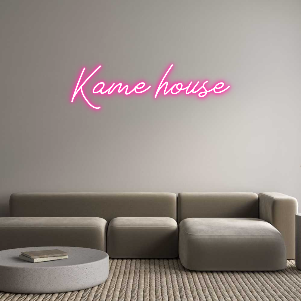 Neon personalizado: Kame house
