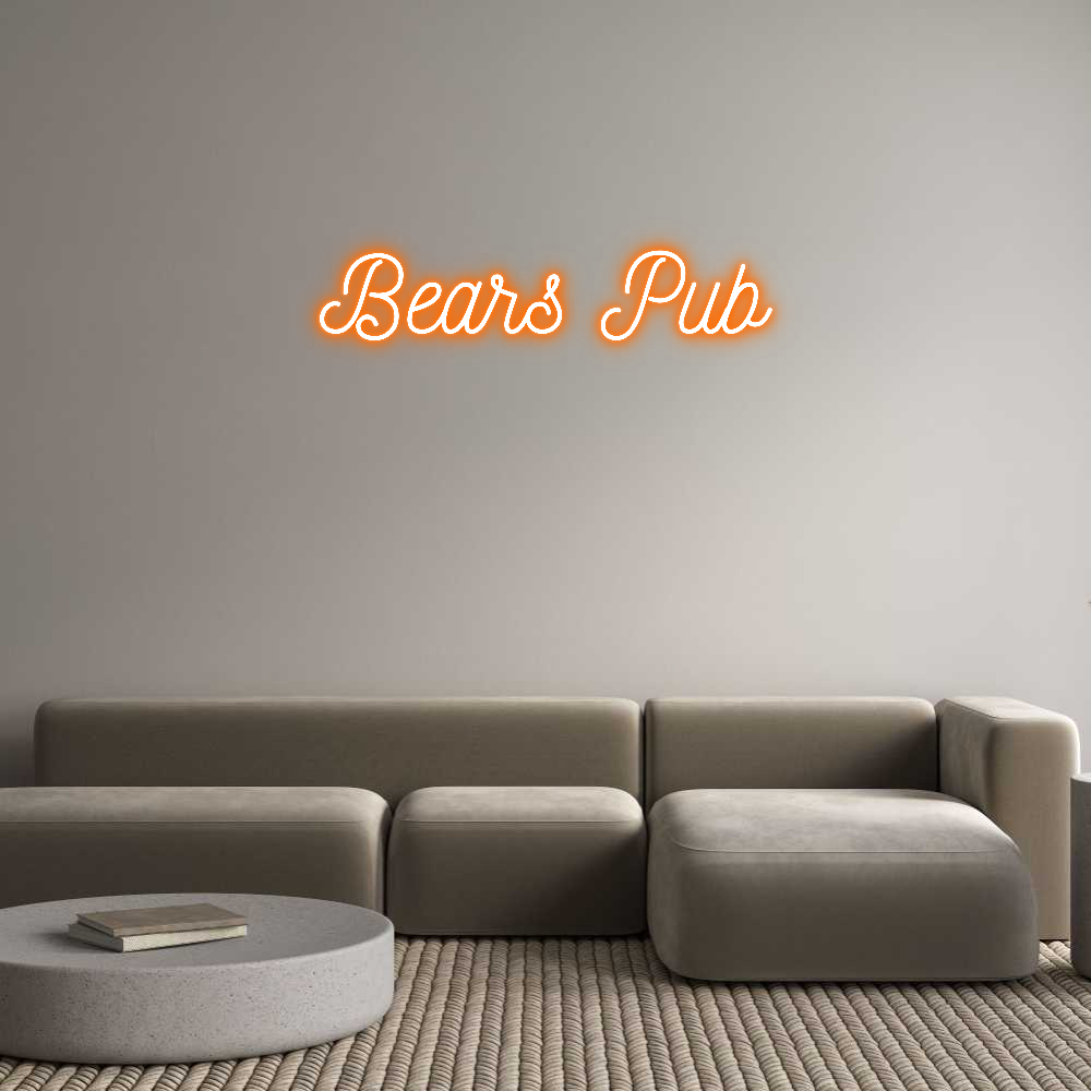Neon personalizado: Bears Pub