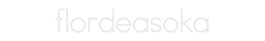 Neon personalizado: flordeasoka
