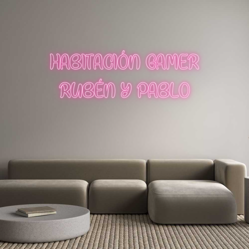 Neon personalizado: HABITACIÓN GA...