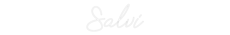 Neon personalizado: Salvi