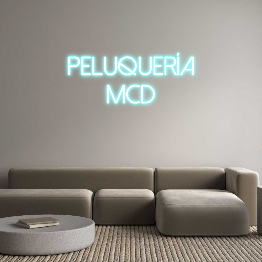 Neon personalizado: PELUQUERÍA
 ...