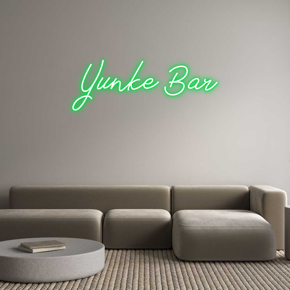 Neon personalizado: Yunke Bar