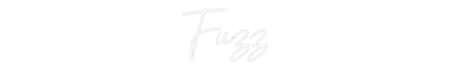 Neon personalizado: Fuzz