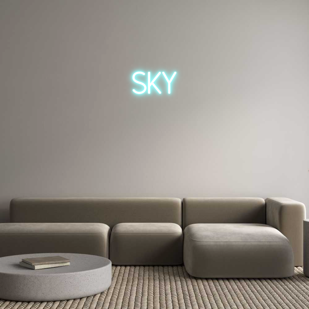 Neon personalizado: Sky