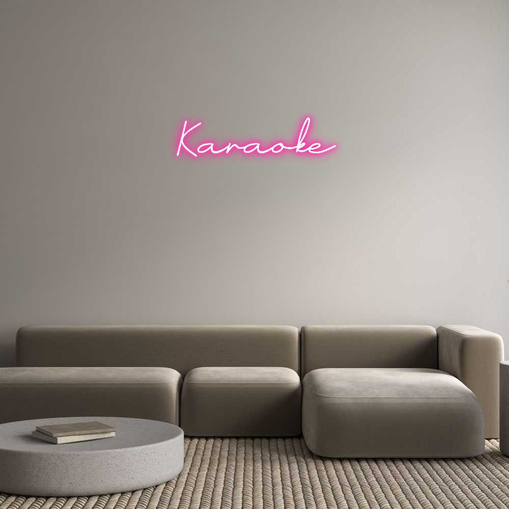 Neon personalizado: Karaoke