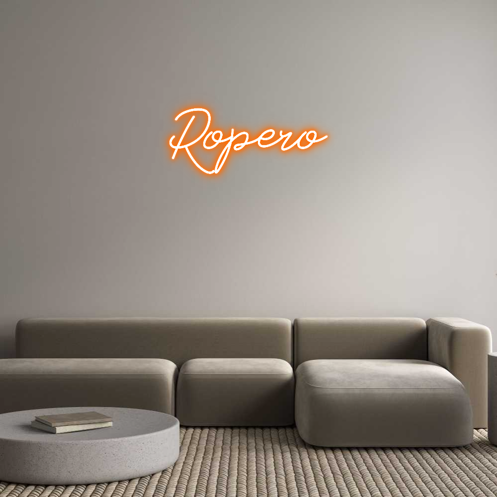 Neon personalizado: Ropero