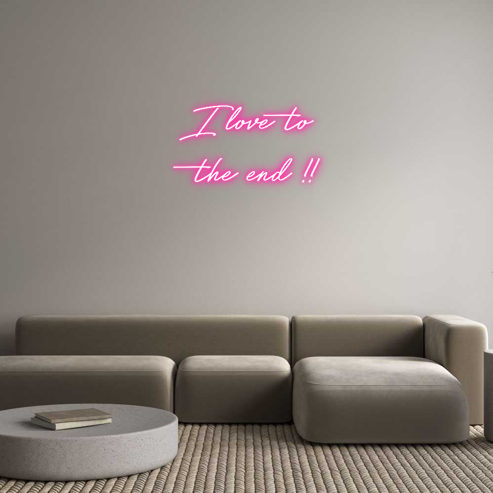 Neon personalizado: I love to 
t...