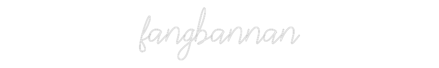 Neon personalizado: fangbannan