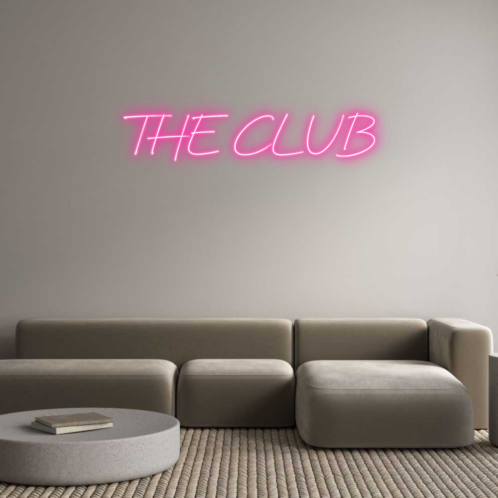 Neon personalizado: THE CLUB
