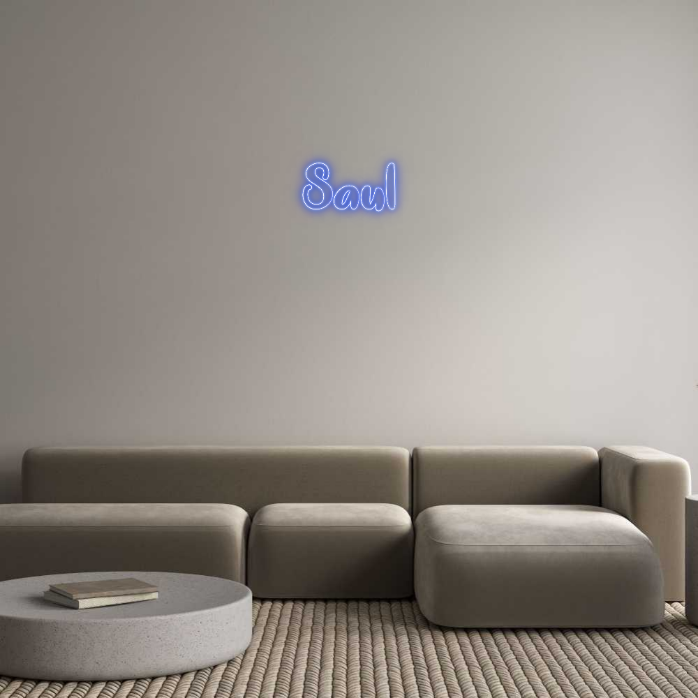 Neon personalizado: Saul