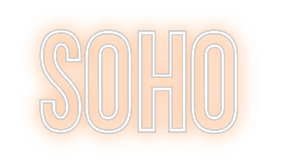 Neon personalizado: SOHO