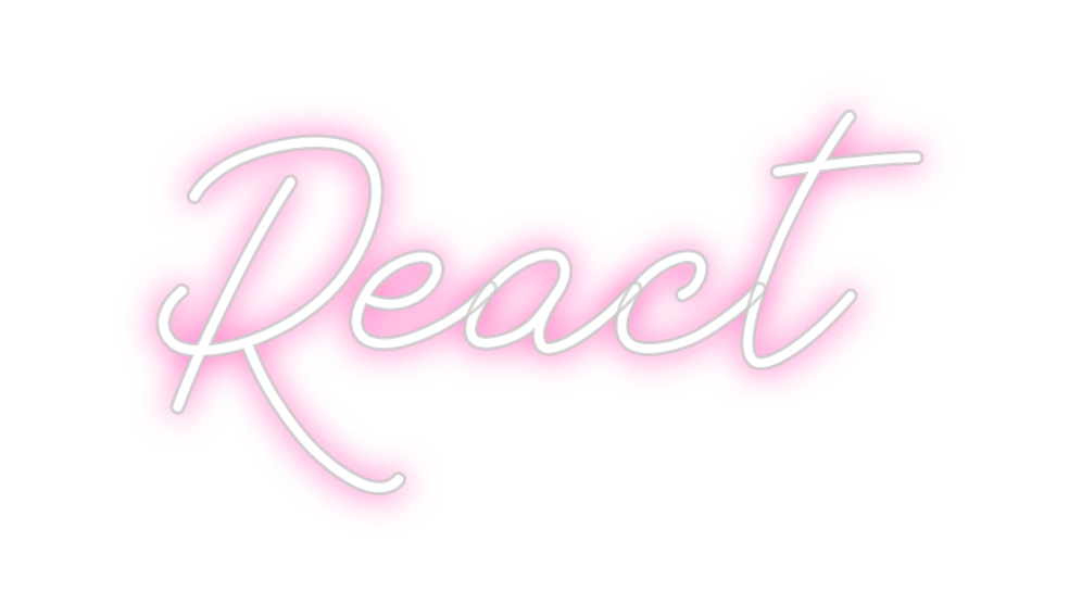Neon personalizado: React