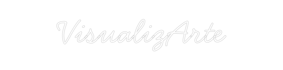 Neon personalizado: VisualizArte