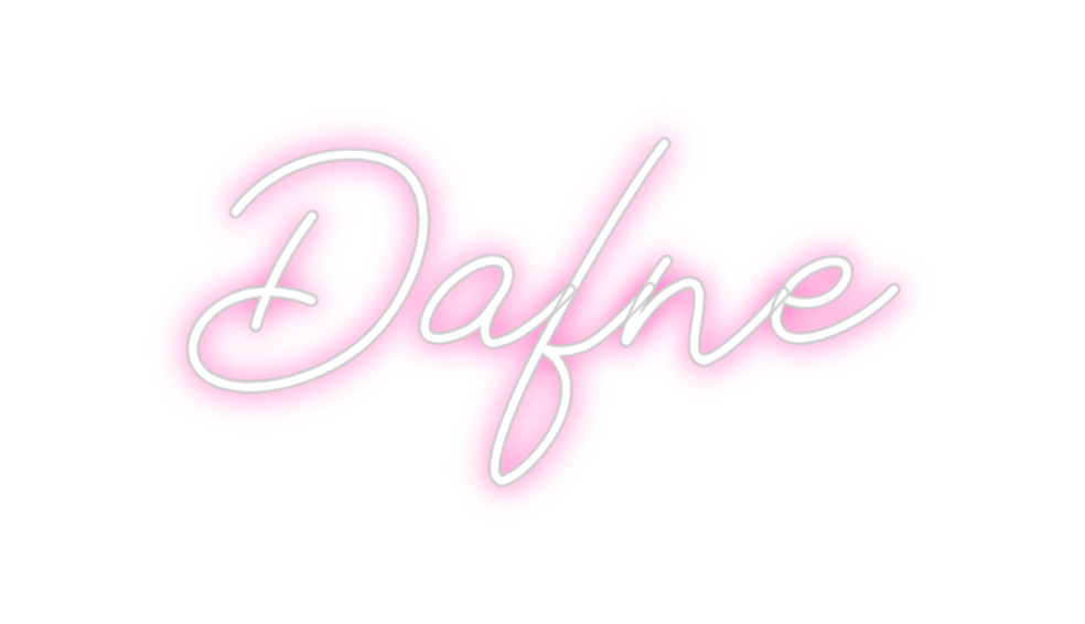 Neon personalizado: Dafne