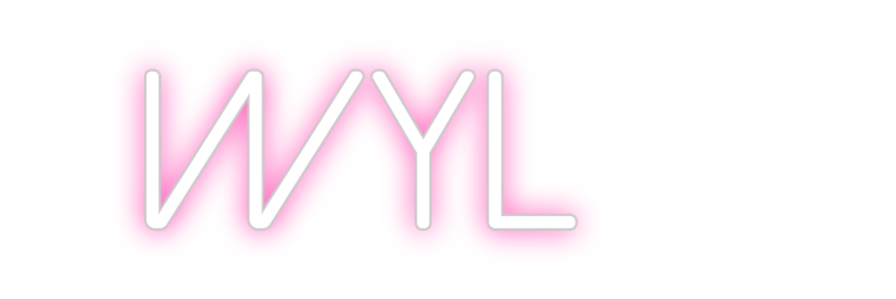 Neon personalizado: WYLØ