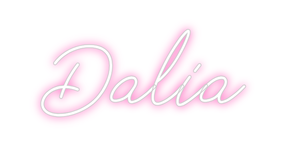Neon personalizado: Dalia