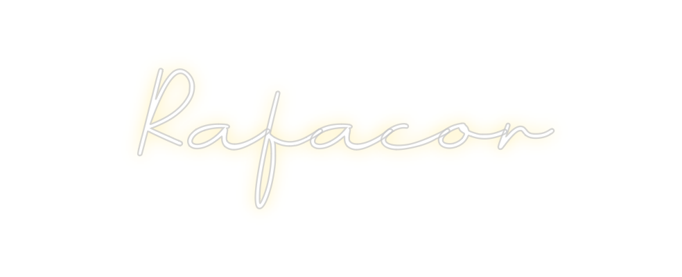 Neon personalizado: Rafacor