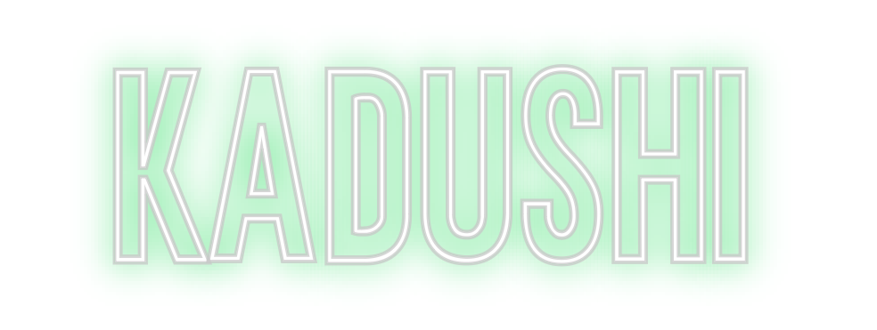 Neon personalizado: kadushi