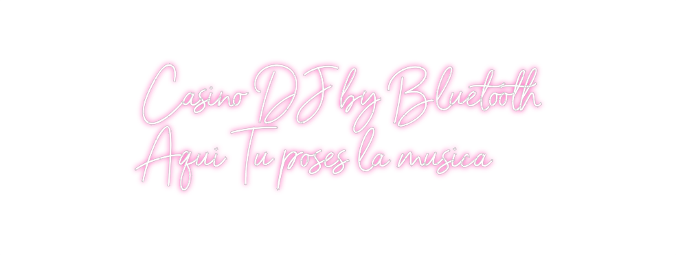 Neon personalizado: Casino DJ by ...