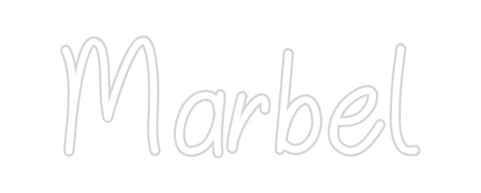 Neon personalizado: Marbel