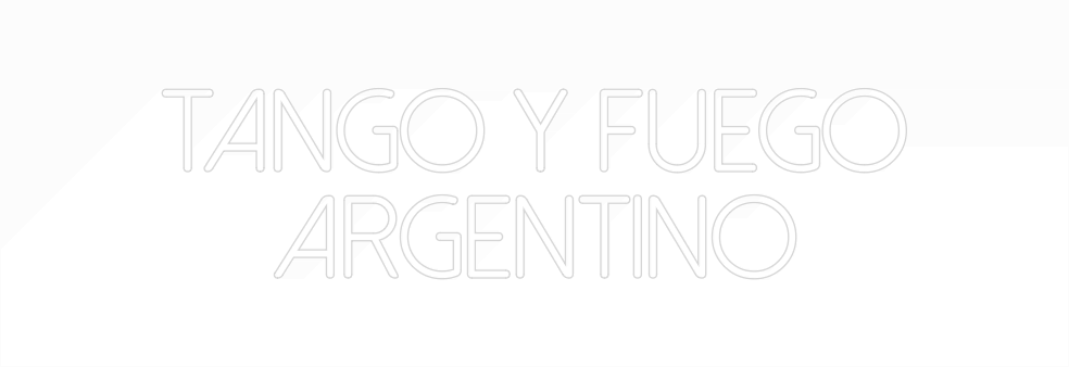Neon personalizado: TANGO Y FUEGO...