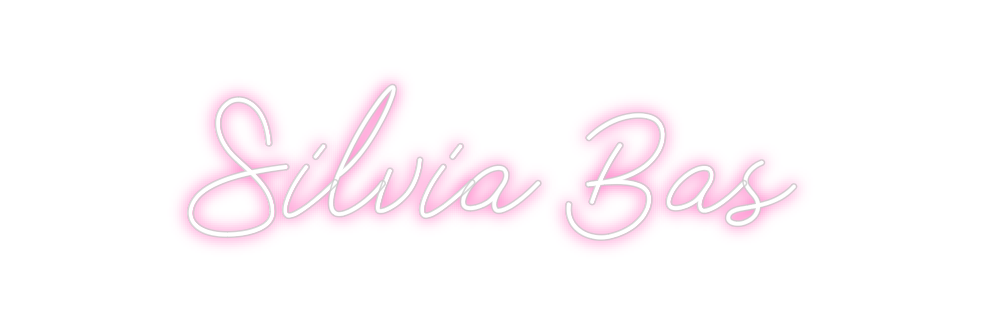 Neon personalizado: Silvia Bas
