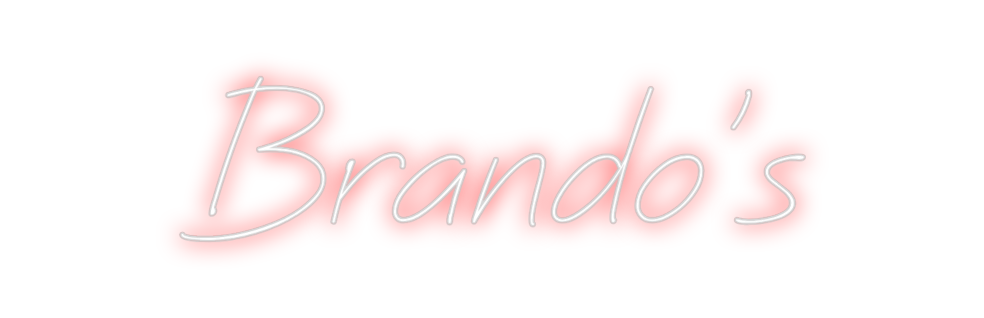Neon personalizado: Brando's