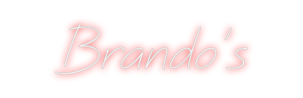 Neon personalizado: Brando's