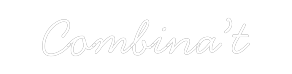 Neon personalizado: Combina’t