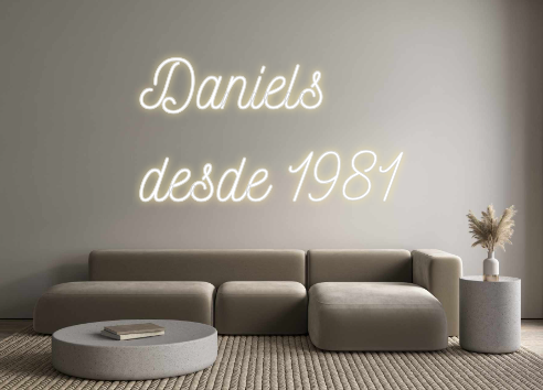 Neon personalizado: Daniels 
des...