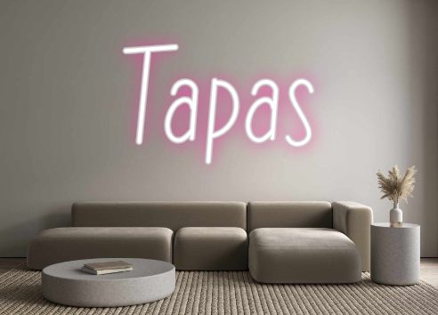 Neon personalizado: Tapas