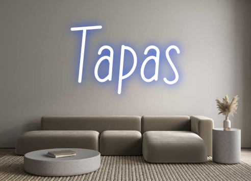 Neon personalizado: Tapas