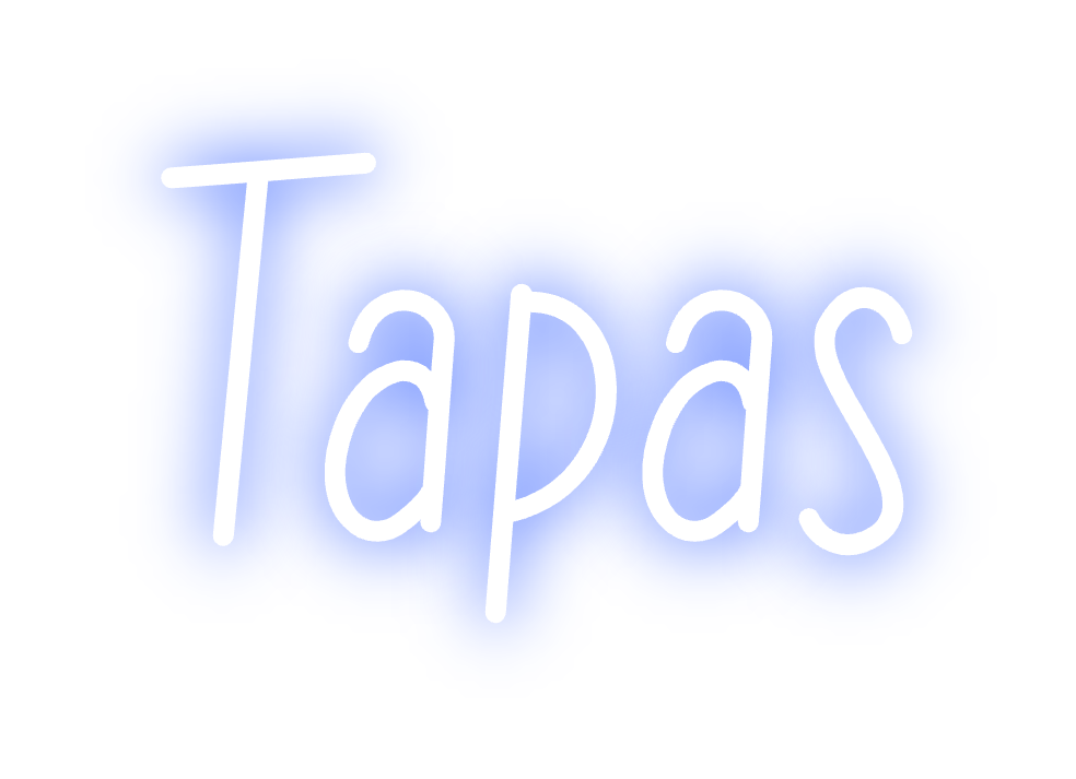 Neon personalizado: Tapas