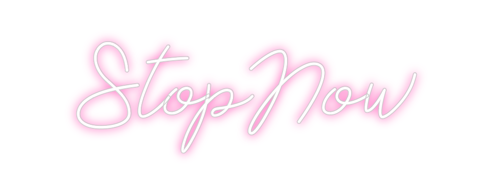 Neon personalizado: StopNow