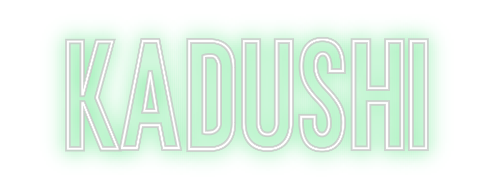 Neon personalizado: kadushi