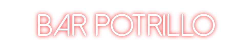 Neon personalizado: Bar Potrillo