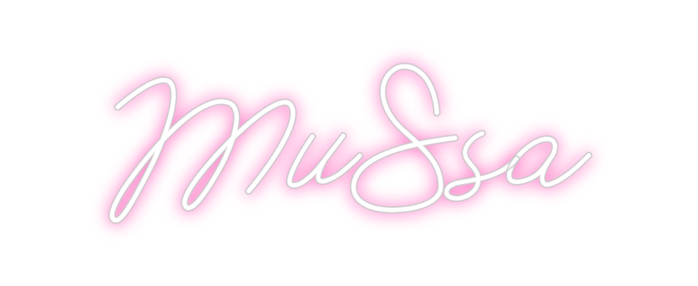 Neon personalizado: MuSsa