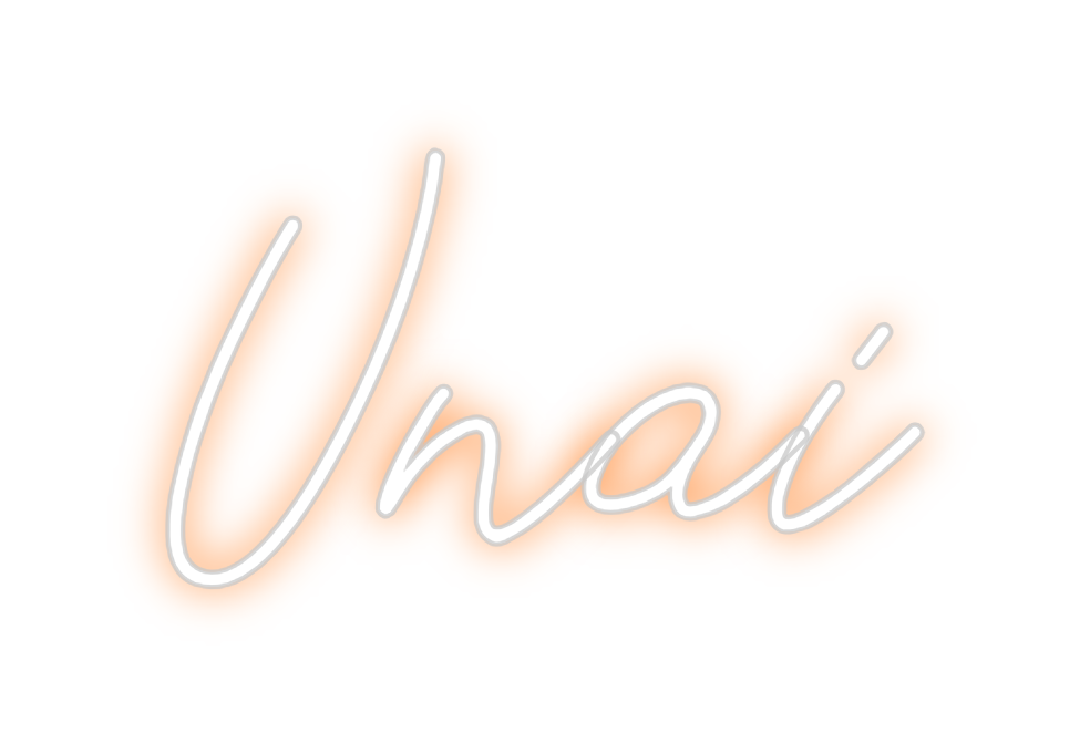 Neon personalizado: Unai